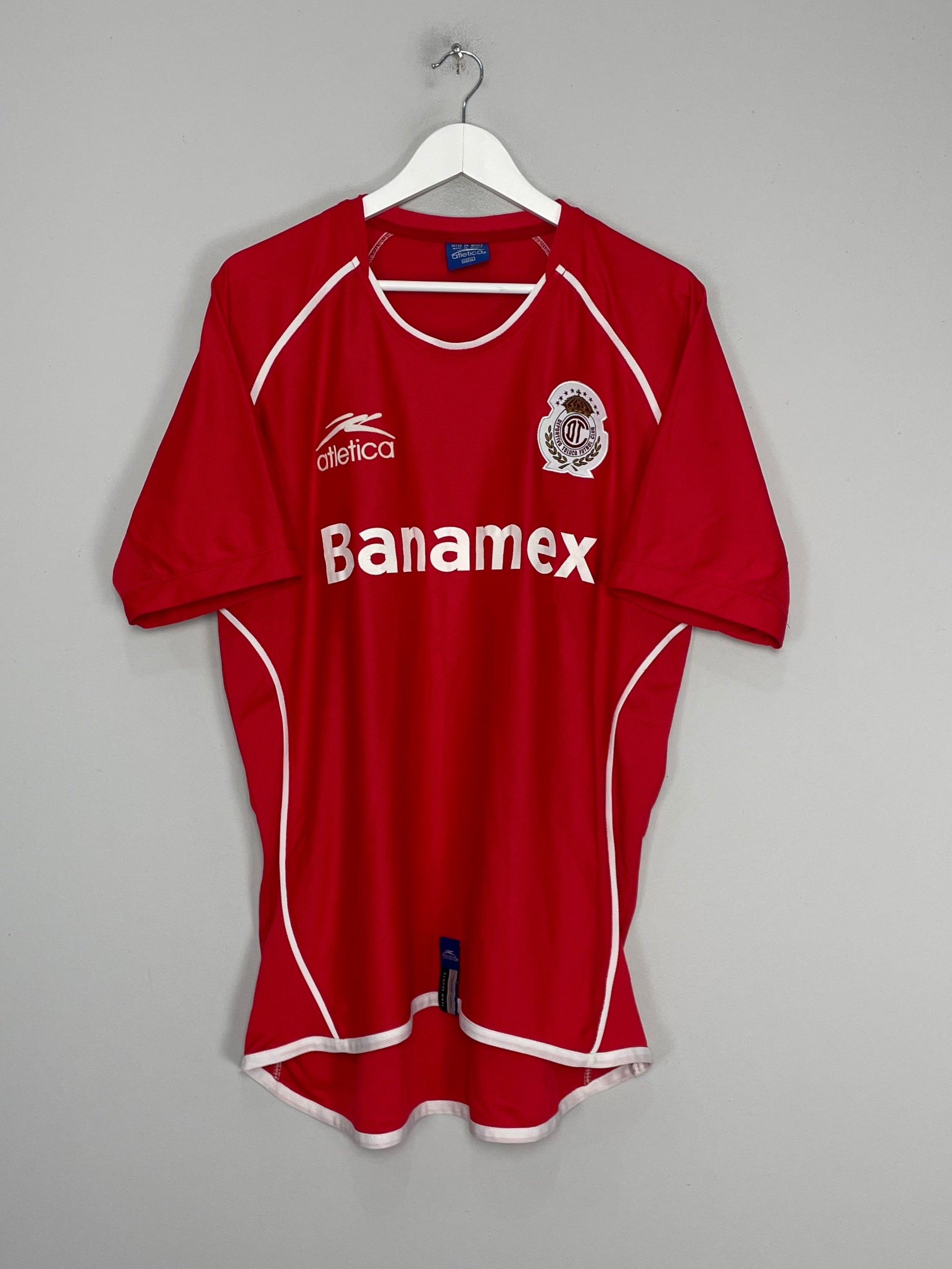 Shop 2006/07 TOLUCA HOME SHIRT (XL) ATLETICA, classic football shirts, vintage football shirts & retro soccer jerseys at Cult Kits