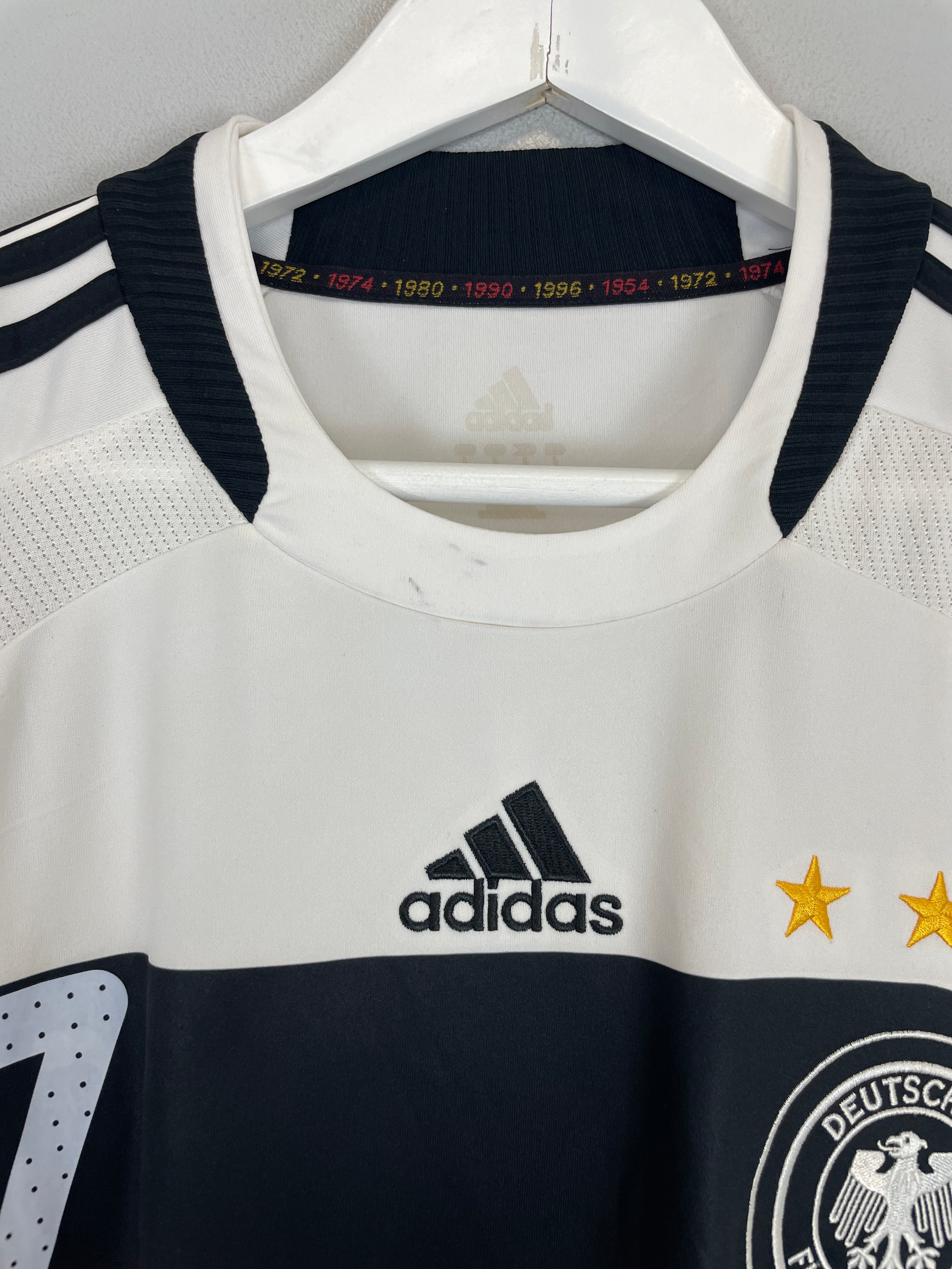 Shop 2008/09 GERMANY SCHWEINSTEIGER #7 HOME SHIRT (L) ADIDAS, classic football shirts, vintage football shirts & retro soccer jerseys at Cult Kits