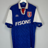 1992/94 IPSWICH TOWN HOME SHIRT (XL) UMBRO