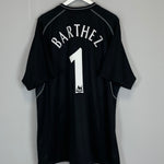 Shop 2000/01 MANCHESTER UNITED BARTHEZ #1 GK SHIRT (XXL) UMBRO, classic football shirts, vintage football shirts & retro soccer jerseys at Cult Kits