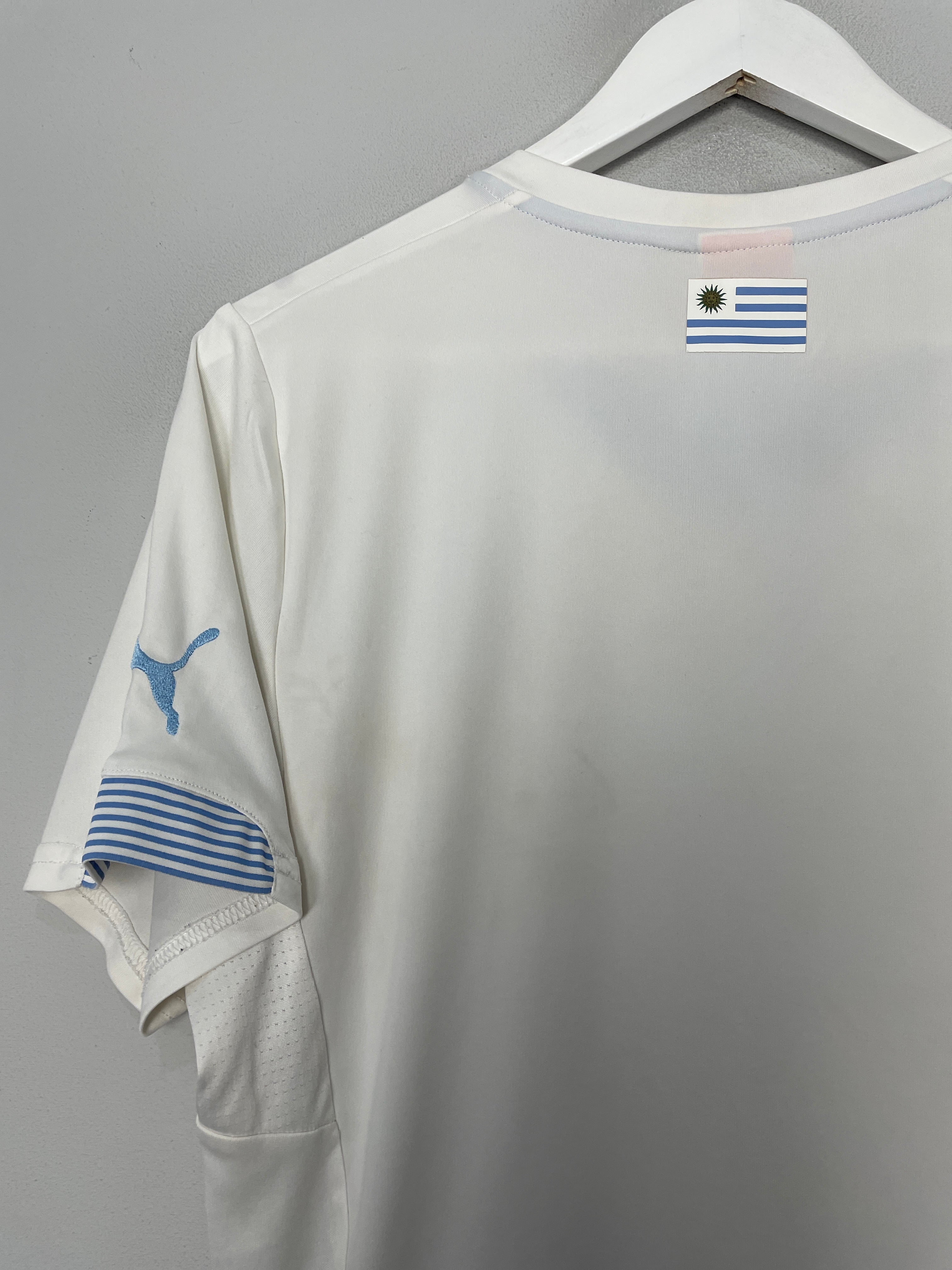 Shop 2014/15 URUGUAY AWAY SHIRT (S) PUMA, classic football shirts, vintage football shirts & retro soccer jerseys at Cult Kits
