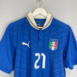 Shop 2012/13 ITALY PIRLO #21 HOME SHIRT (XL) PUMA, classic football shirts, vintage football shirts & retro soccer jerseys at Cult Kits