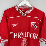 Shop 1999/00 INDEPENDIENTE #8 HOME SHIRT (M) TOPPER, classic football shirts, vintage football shirts & retro soccer jerseys at Cult Kits
