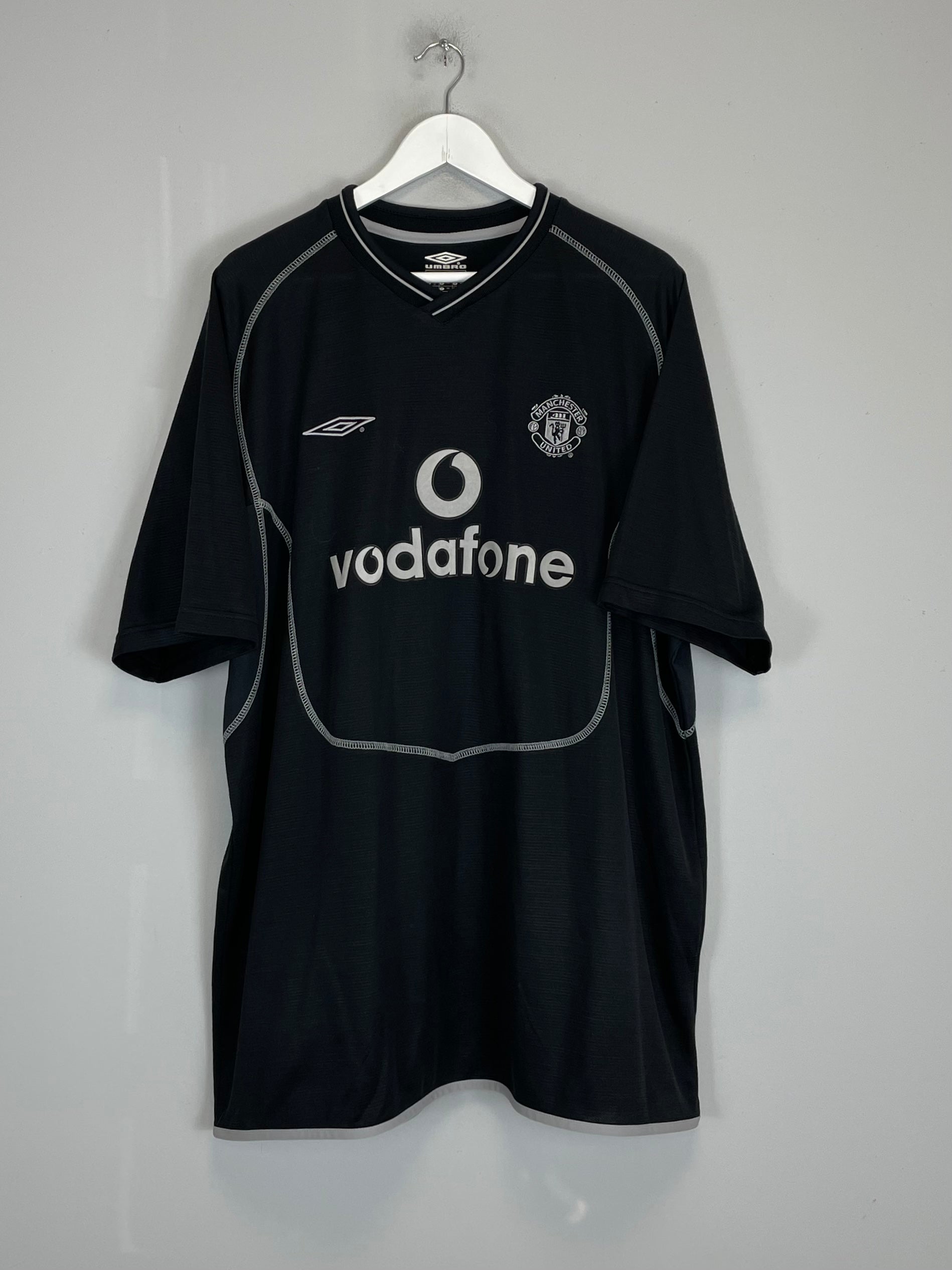 Shop 2000/01 MANCHESTER UNITED BARTHEZ #1 GK SHIRT (XXL) UMBRO, classic football shirts, vintage football shirts & retro soccer jerseys at Cult Kits