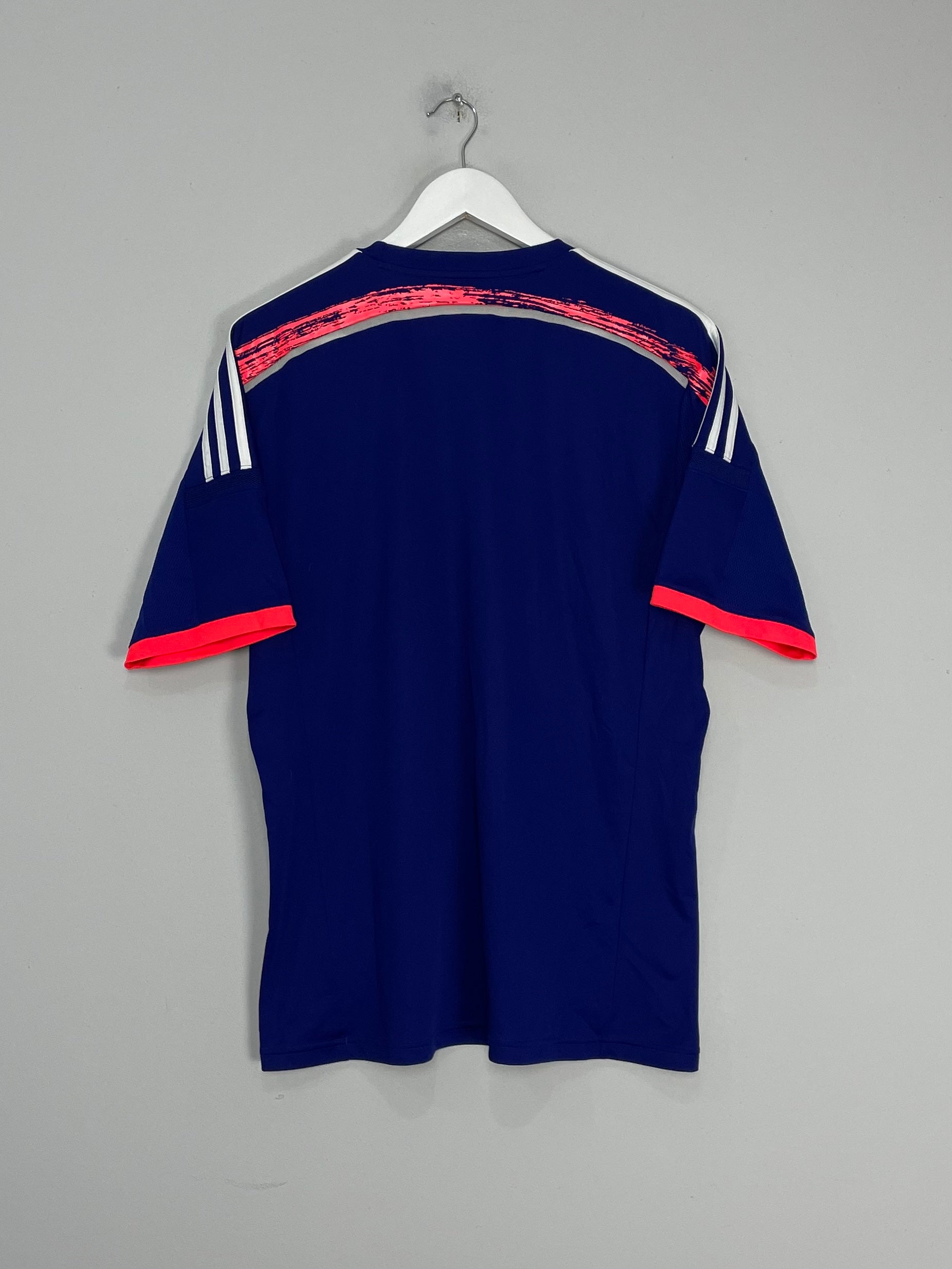 Shop 2014/15 JAPAN HOME SHIRT (L) ADIDAS, classic football shirts, vintage football shirts & retro soccer jerseys at Cult Kits