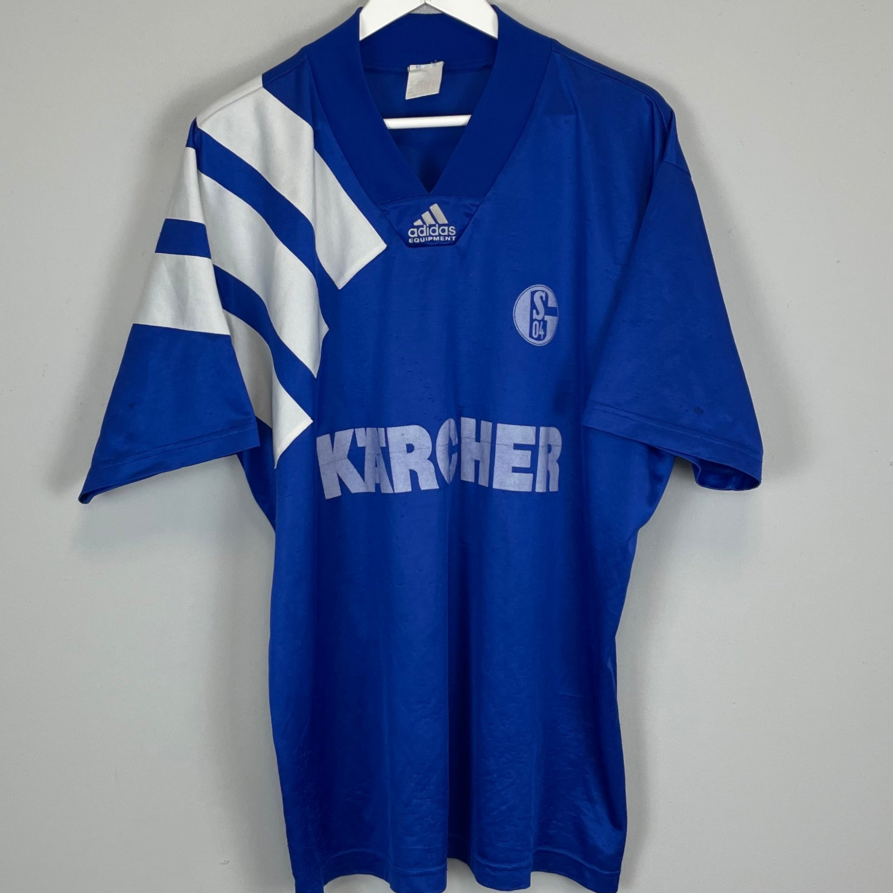 Shop 1994/96 SCHALKE HOME SHIRT (XL) ADIDAS, classic football shirts, vintage football shirts & retro soccer jerseys at Cult Kits