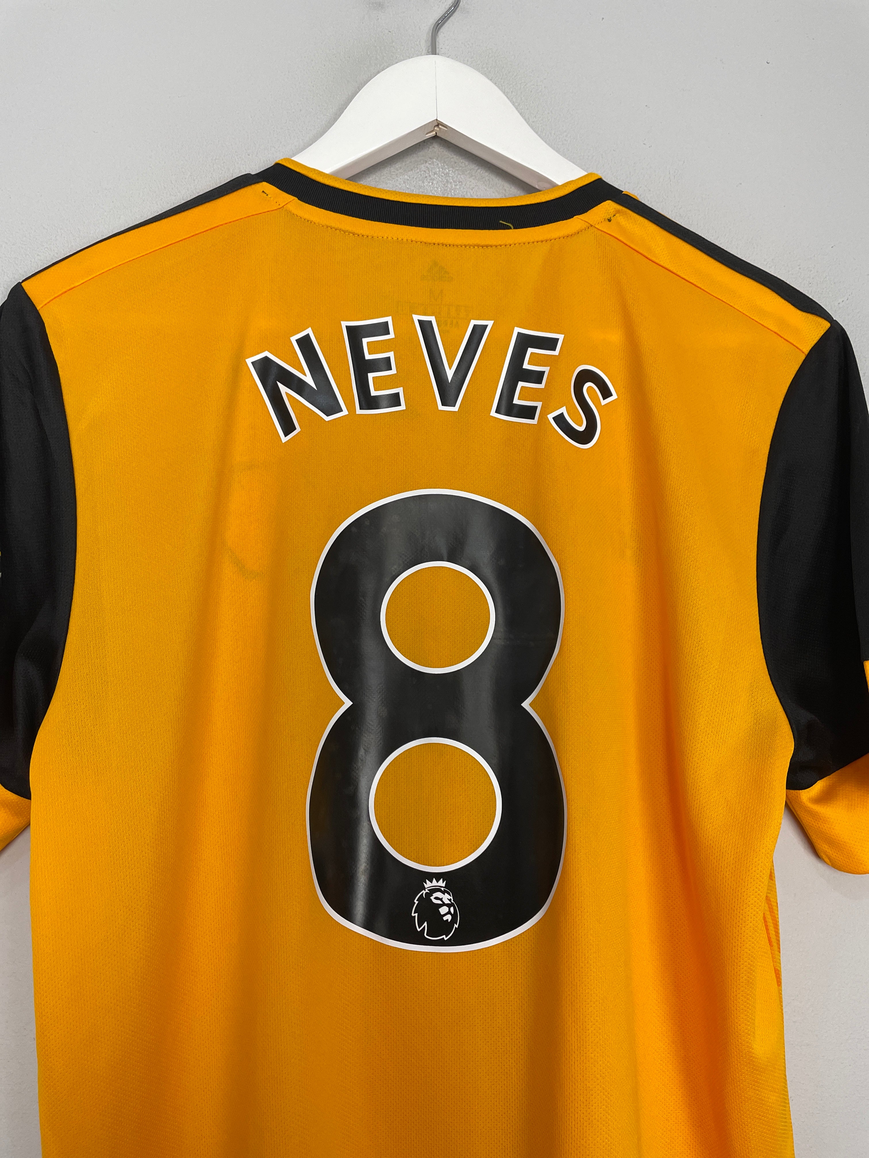 Shop 2020/21 WOLVES NEVES #8 HOME SHIRT (M) ADIDAS, classic football shirts, vintage football shirts & retro soccer jerseys at Cult Kits