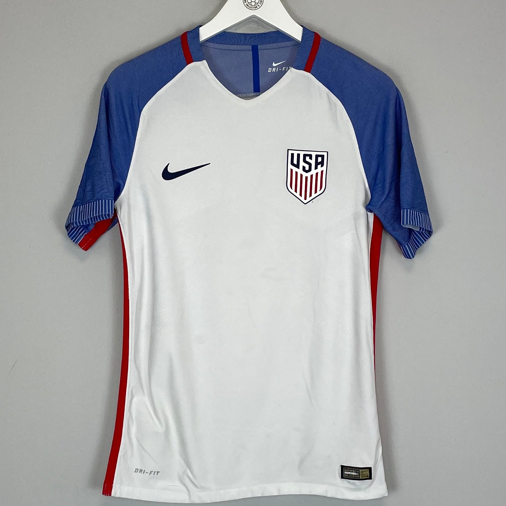 Shop 2016/17 USA *PLAYER ISSUE* HOME SHIRT (S) NIKE, classic football shirts, vintage football shirts & retro soccer jerseys at Cult Kits