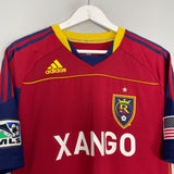 2010 REAL SALT LAKE BECKERMAN #5 *PLAYER ISSUE* HOME SHIRT (L) ADIDAS