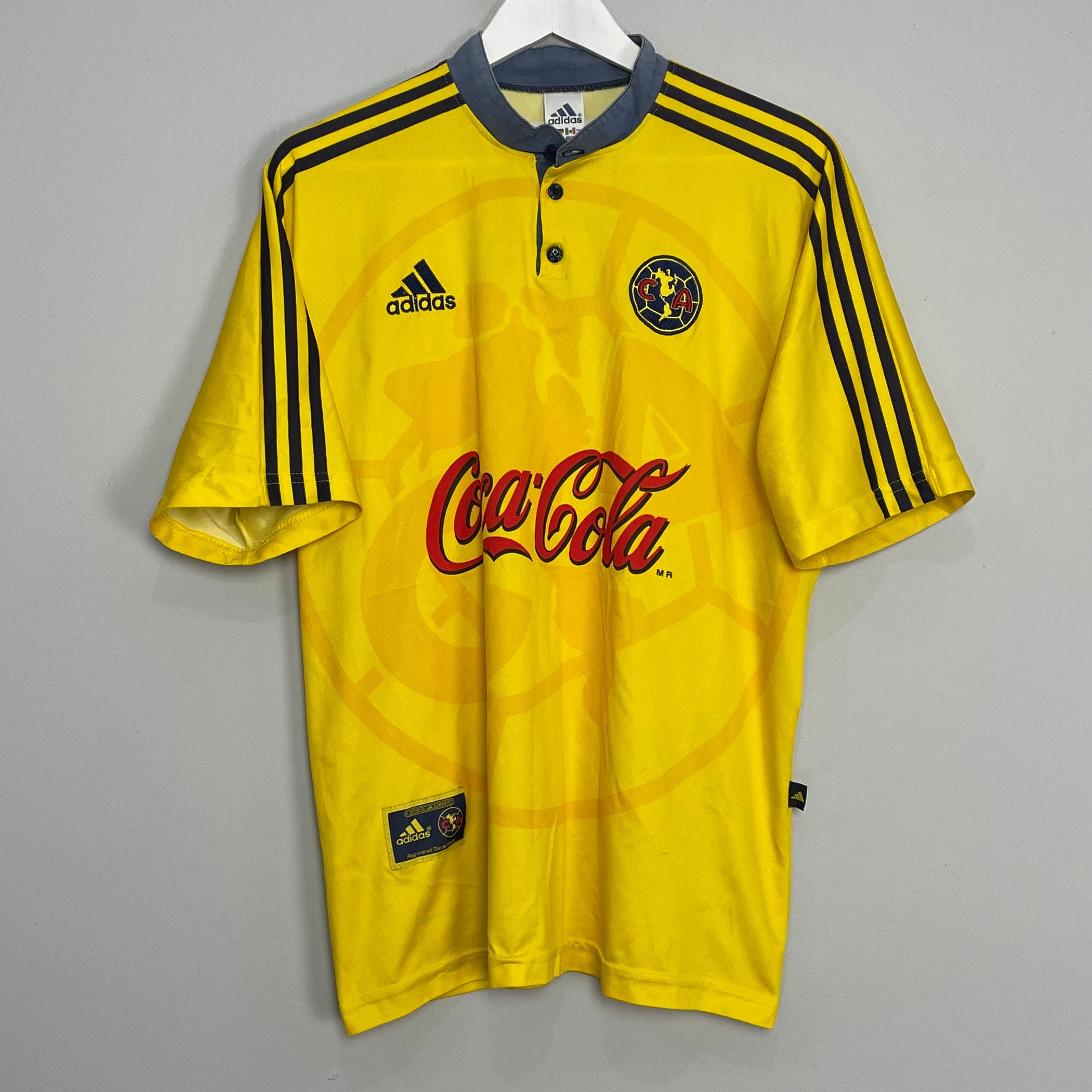 Shop 1999/00 CLUB AMERICA HOME SHIRT (L) ADIDAS, classic football shirts, vintage football shirts & retro soccer jerseys at Cult Kits