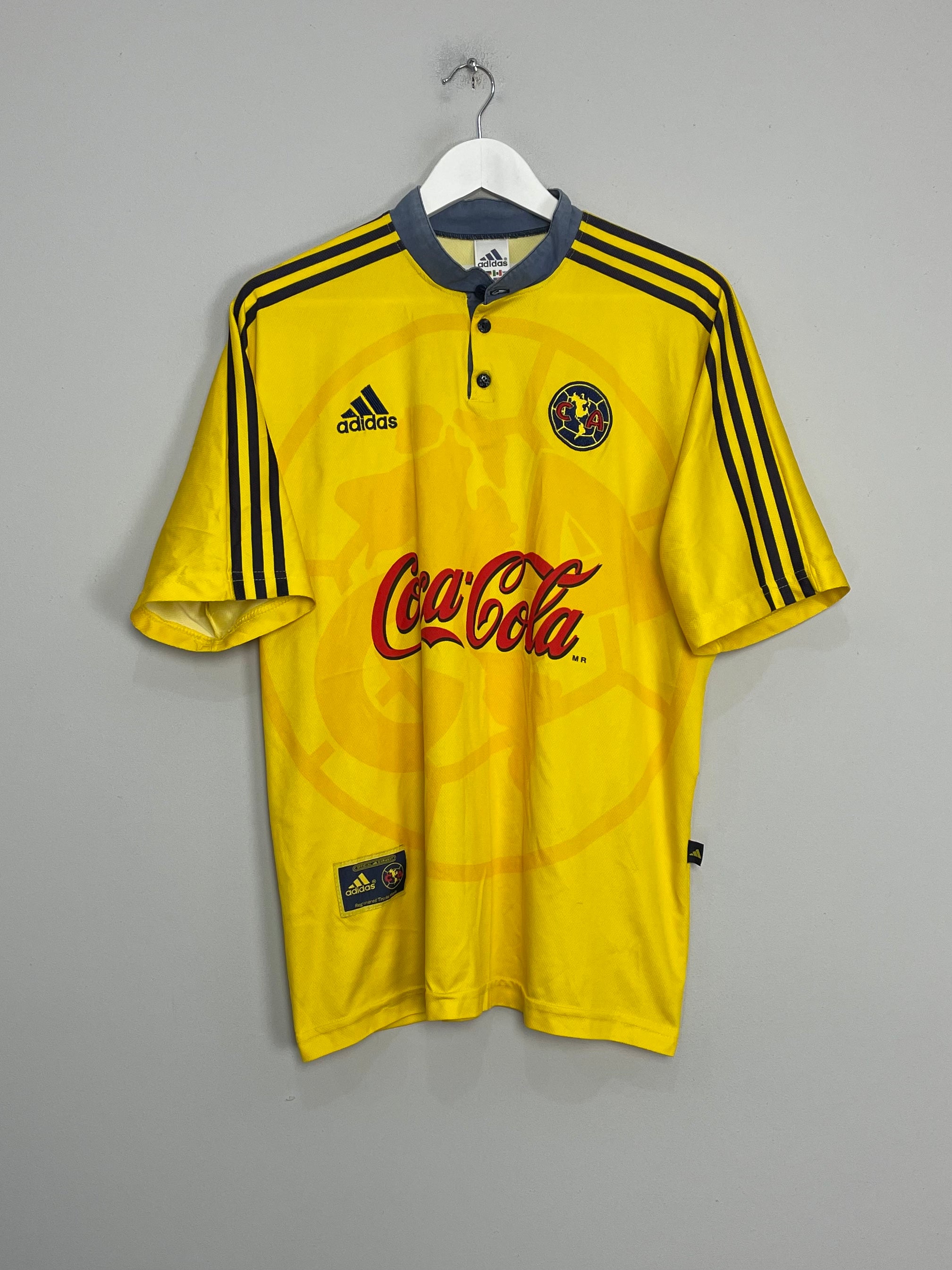 Shop 1999/00 CLUB AMERICA HOME SHIRT (L) ADIDAS, classic football shirts, vintage football shirts & retro soccer jerseys at Cult Kits
