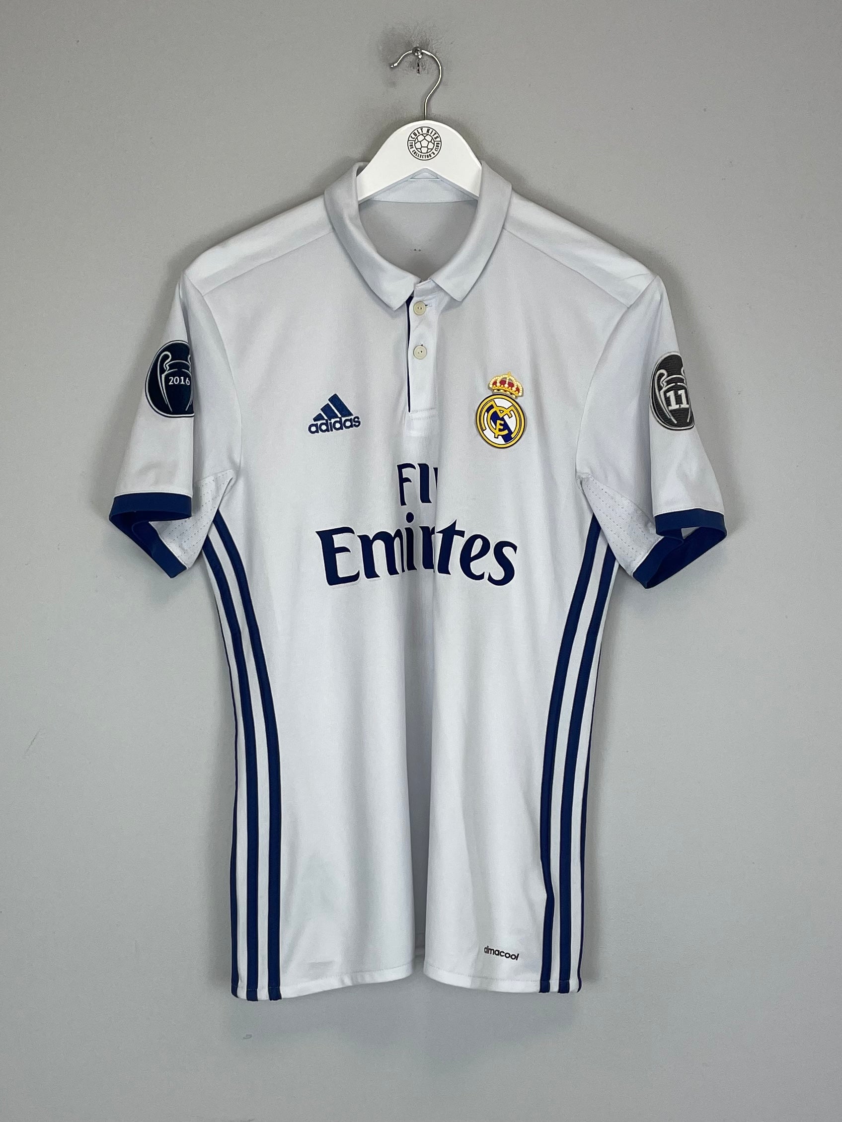 Shop 2016/17 REAL MADRID KROOS #8 HOME SHIRT (M) ADIDAS, classic football shirts, vintage football shirts & retro soccer jerseys at Cult Kits