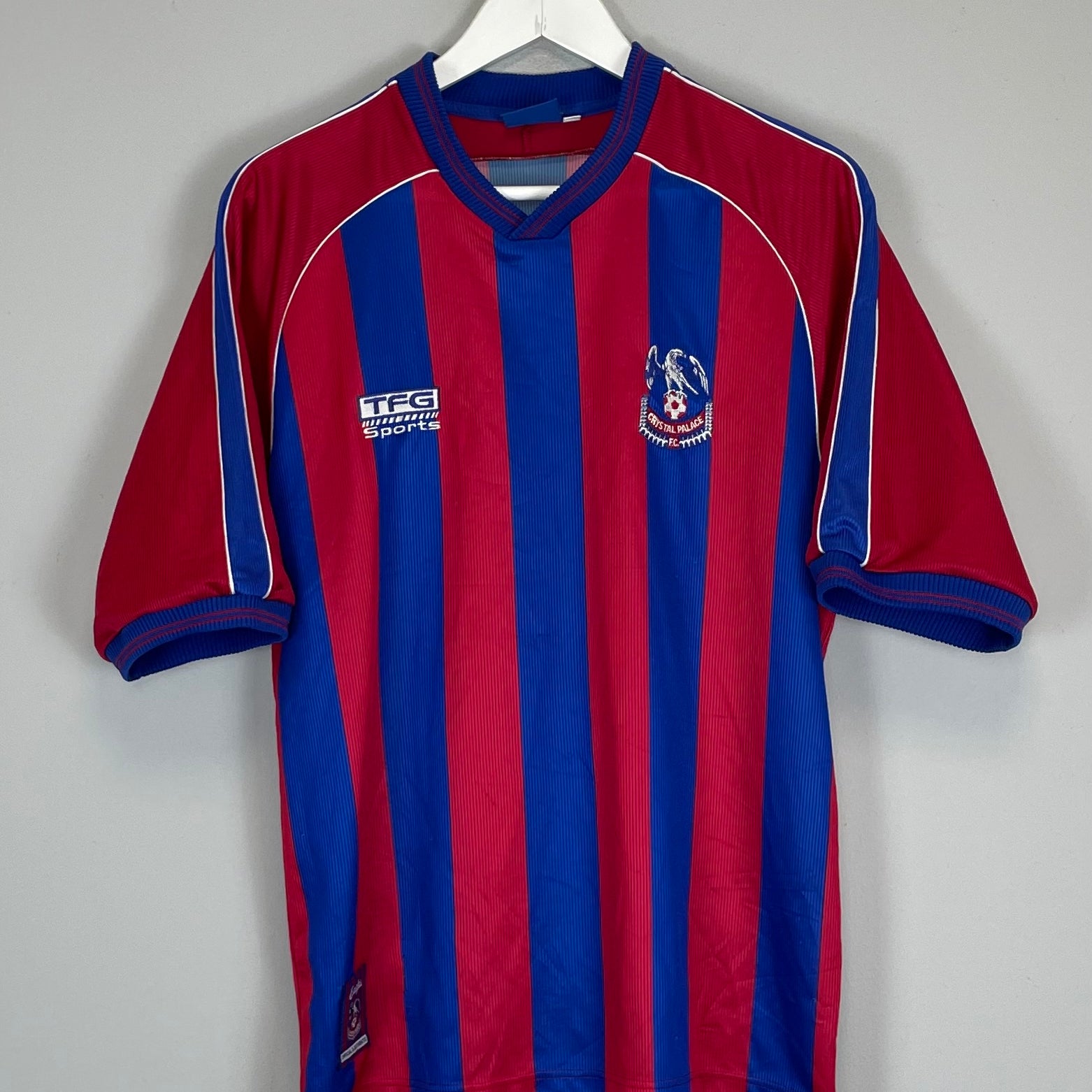 Shop 1999/00 CRYSTAL PALACE HOME SHIRT (M) TFG SPORTS, classic football shirts, vintage football shirts & retro soccer jerseys at Cult Kits