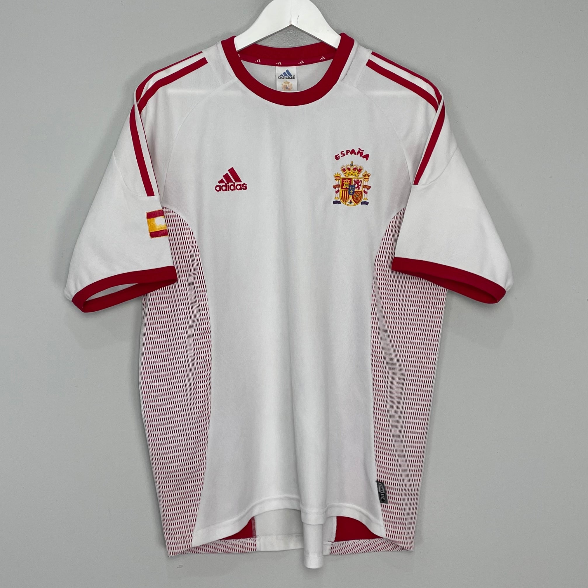 Shop 2002/04 SPAIN AWAY SHIRT (L) ADIDAS, classic football shirts, vintage football shirts & retro soccer jerseys at Cult Kits