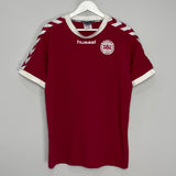 Shop 2002/03 DENMARK HOME SHIRT (L) HUMMEL, classic football shirts, vintage football shirts & retro soccer jerseys at Cult Kits