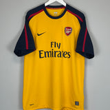2008/09 ARSENAL FABREGAS #4 AWAY SHIRT (XL) NIKE