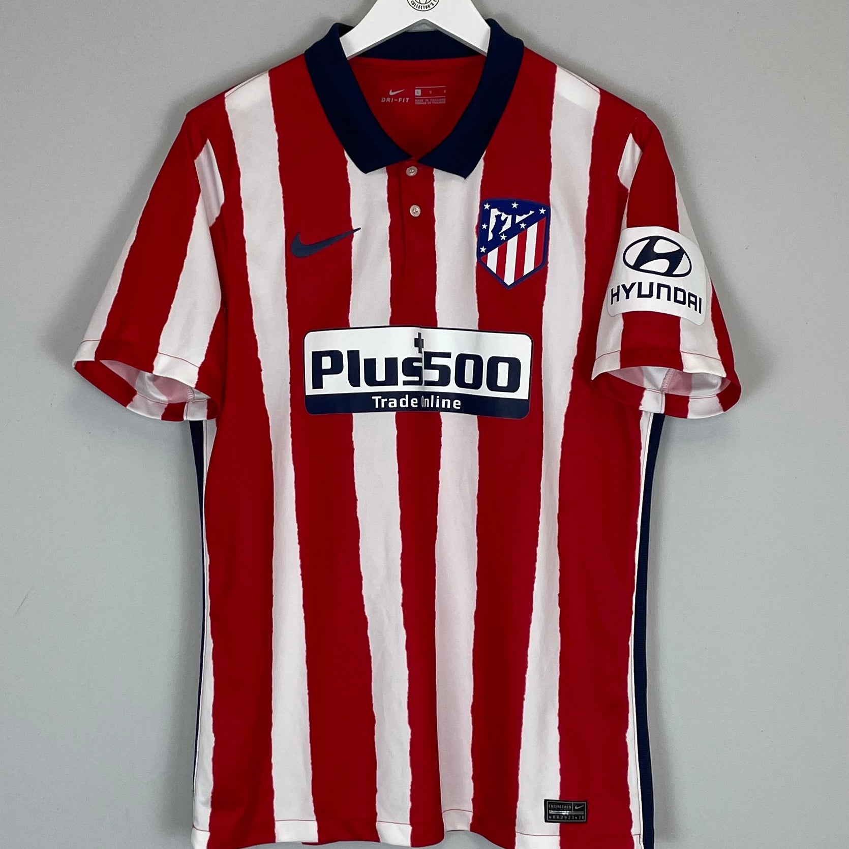Shop 2020/21 ATLETICO MADRID HOME SHIRT (L) NIKE, classic football shirts, vintage football shirts & retro soccer jerseys at Cult Kits