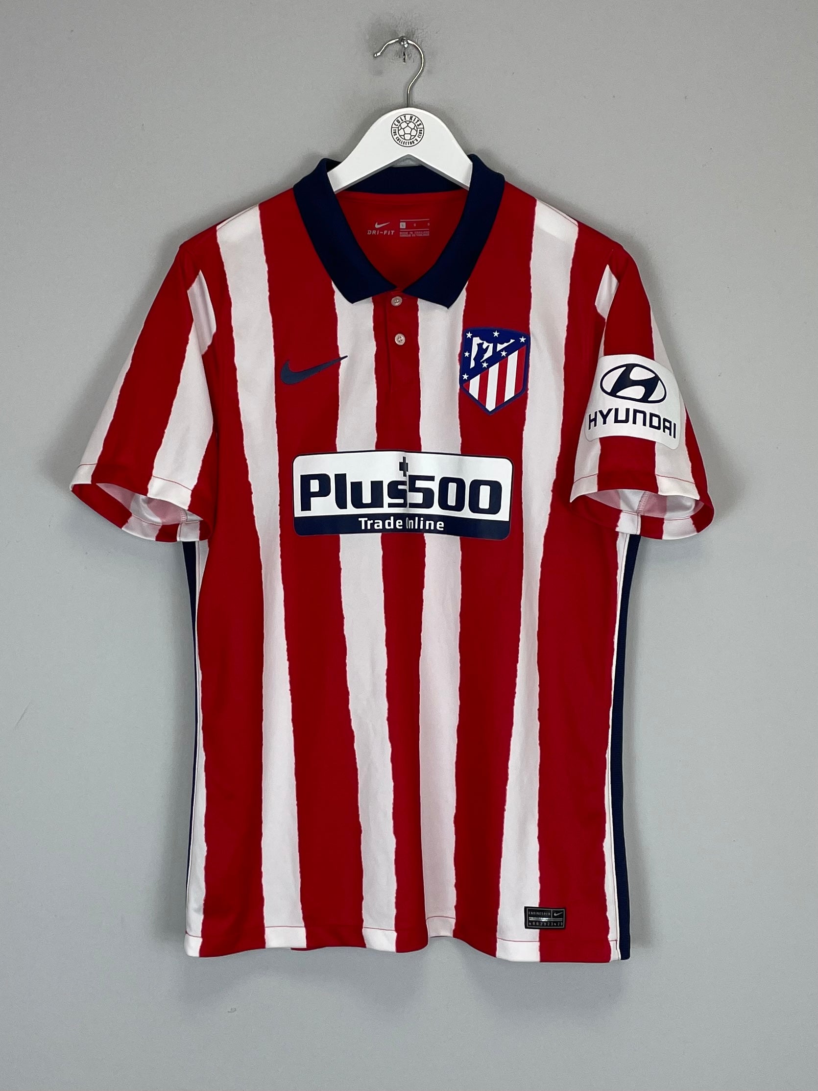 Shop 2020/21 ATLETICO MADRID HOME SHIRT (L) NIKE, classic football shirts, vintage football shirts & retro soccer jerseys at Cult Kits