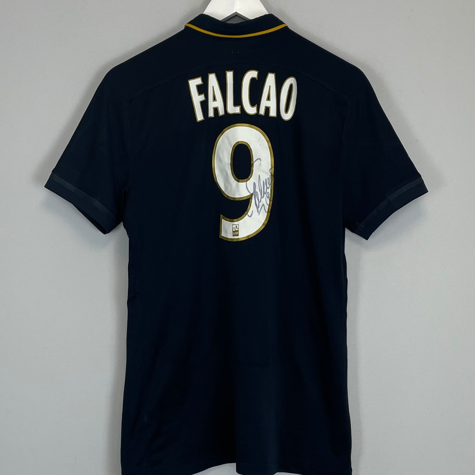 Shop 2015/17 MONACO FALCAO #9 *SIGNED + PLAYER ISSUE* AWAY SHIRT (M) NIKE, classic football shirts, vintage football shirts & retro soccer jerseys at Cult Kits