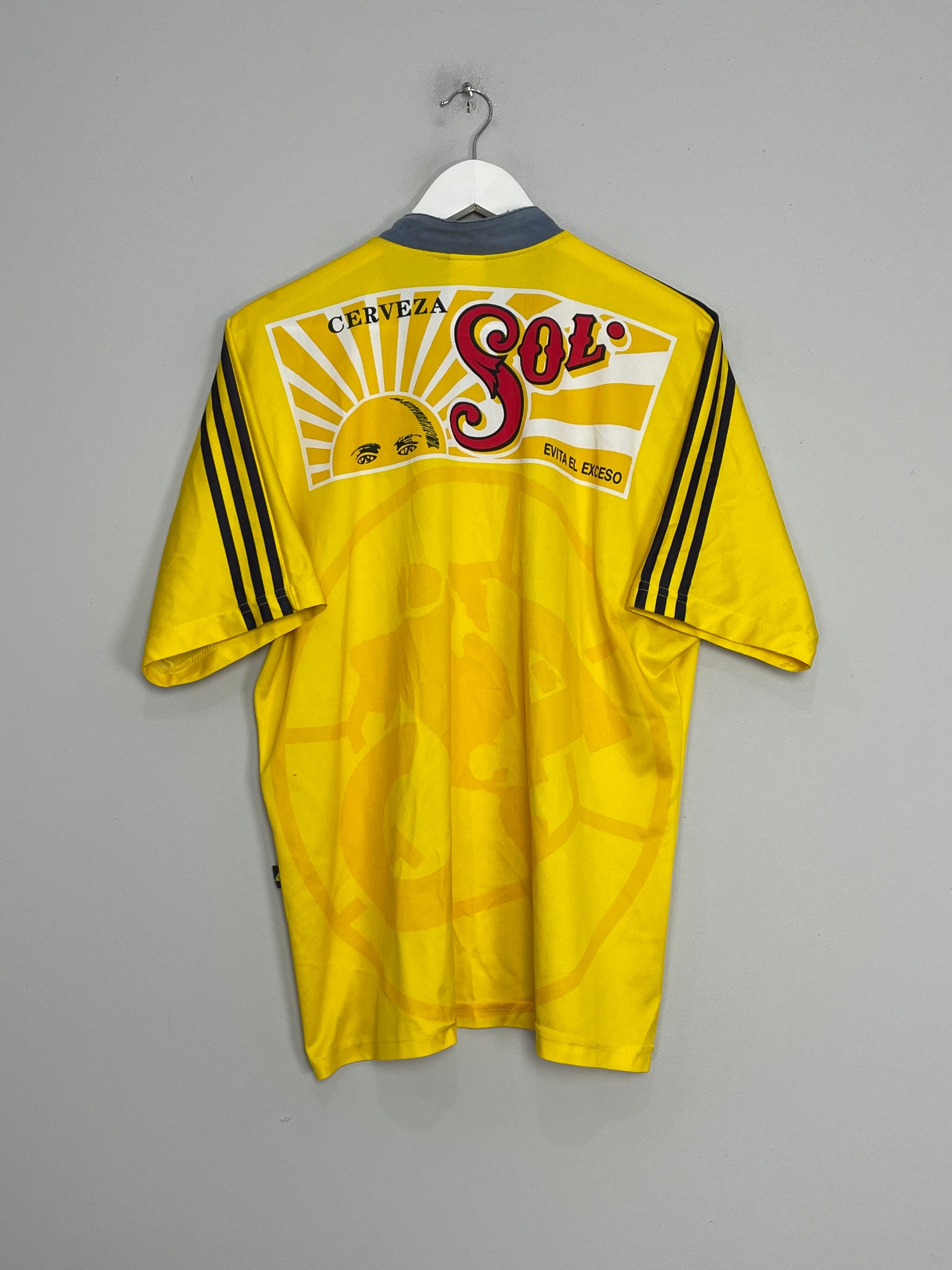 Shop 1999/00 CLUB AMERICA HOME SHIRT (L) ADIDAS, classic football shirts, vintage football shirts & retro soccer jerseys at Cult Kits