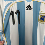 Shop 2006/07 ARGENTINA TEVEZ #11 HOME SHIRT (M) ADIDAS, classic football shirts, vintage football shirts & retro soccer jerseys at Cult Kits