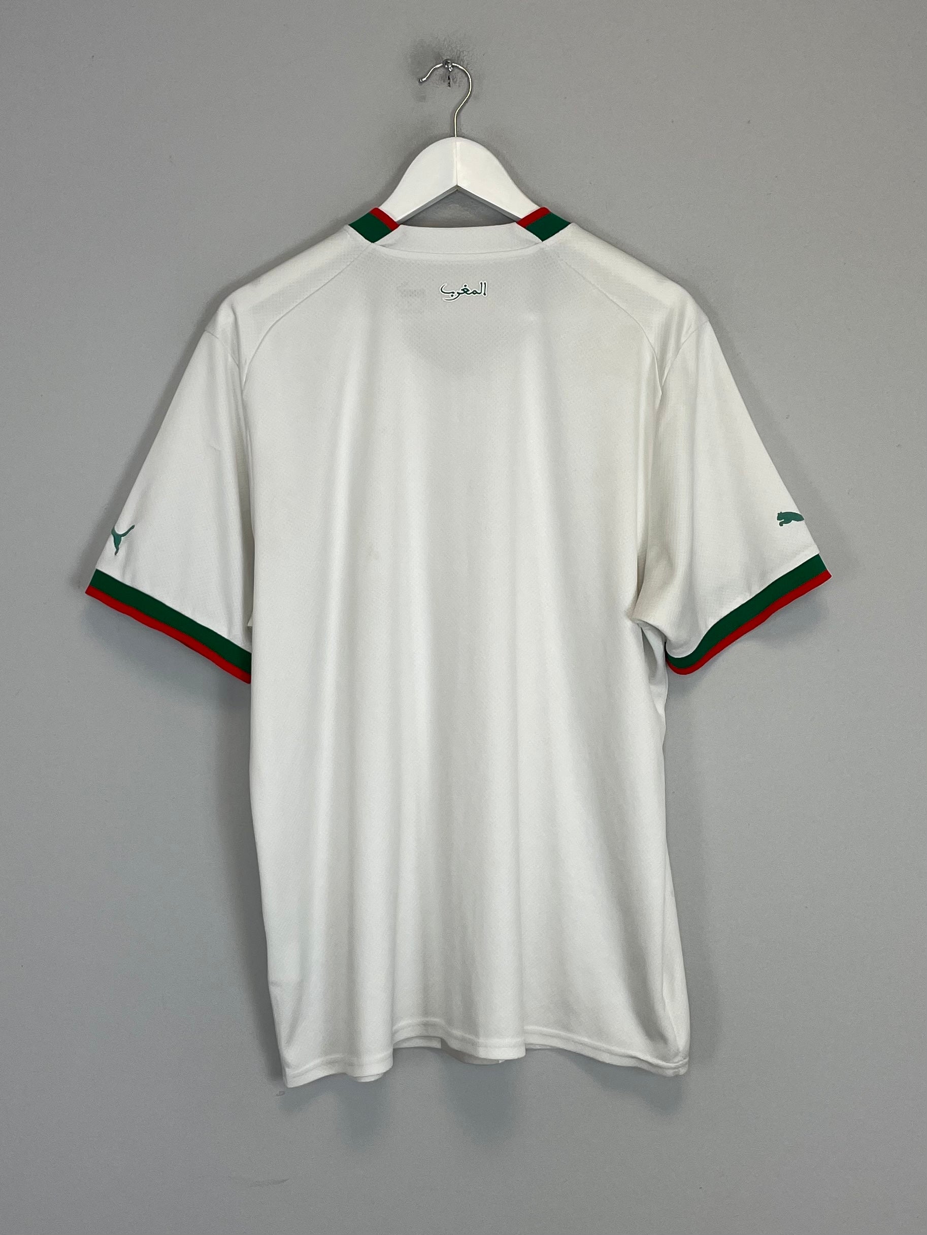 Shop 2022/23 MOROCCO AWAY SHIRT (XL) PUMA, classic football shirts, vintage football shirts & retro soccer jerseys at Cult Kits