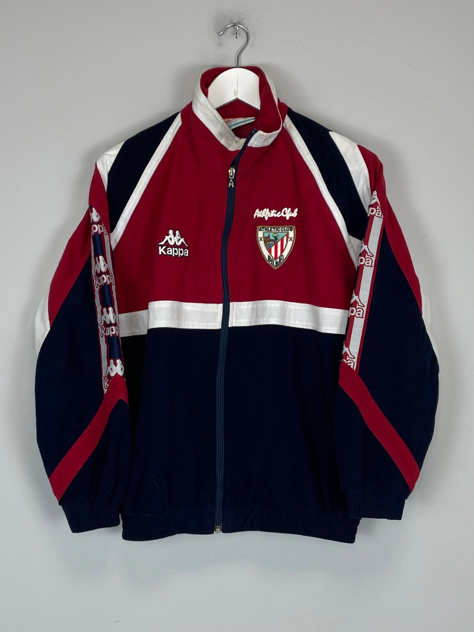 Shop 1998/99 ATHLETIC BILBAO TRACK JACKET (S) KAPPA, classic football shirts, vintage football shirts & retro soccer jerseys at Cult Kits