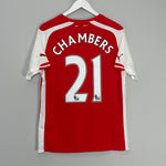 2014/15 ARSENAL CHAMBERS #21 HOME SHIRT (M) PUMA