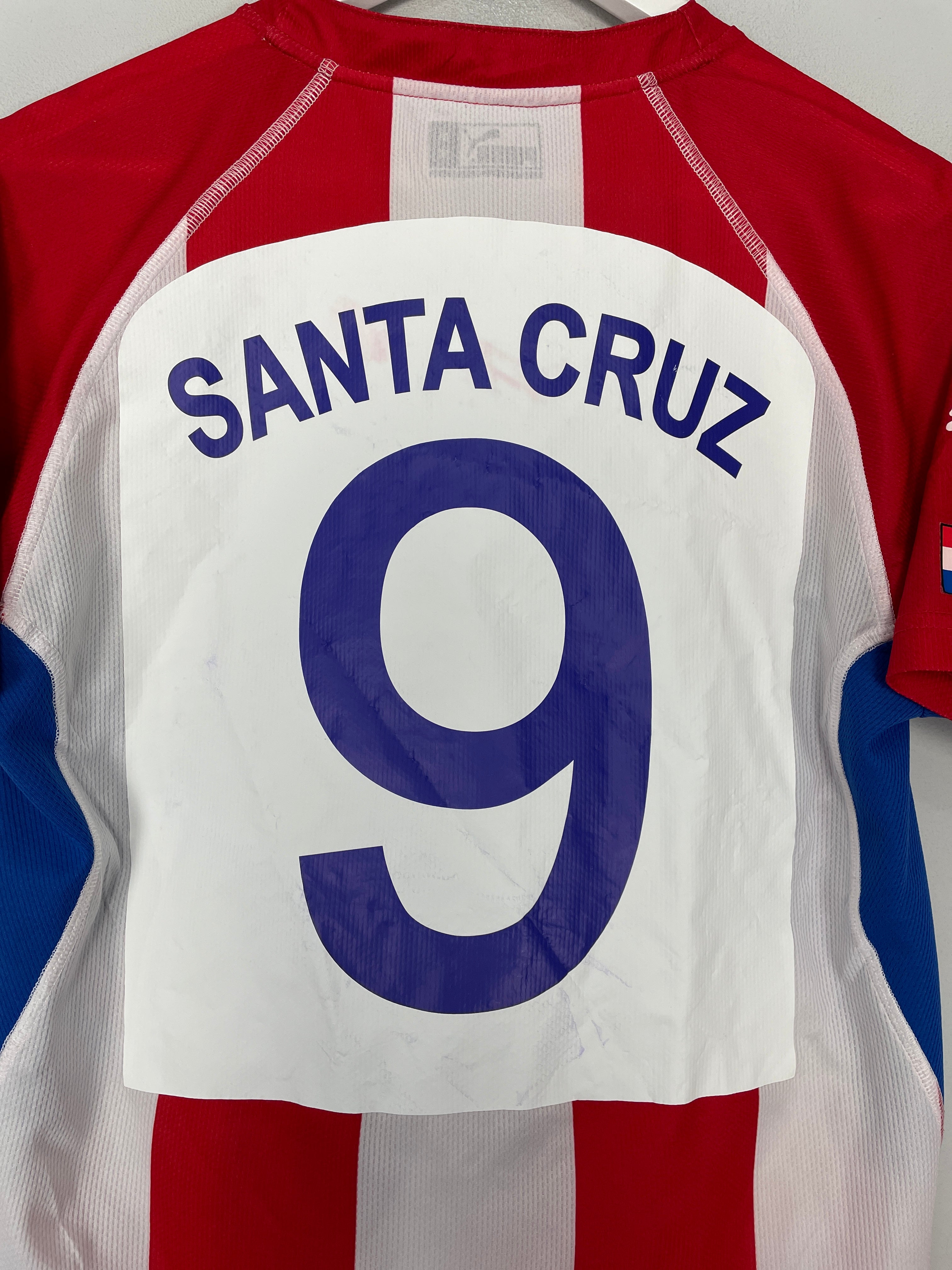 Shop 2002/03 PARAGUAY SANTA CRUZ #9 HOME SHIRT (M) PUMA, classic football shirts, vintage football shirts & retro soccer jerseys at Cult Kits