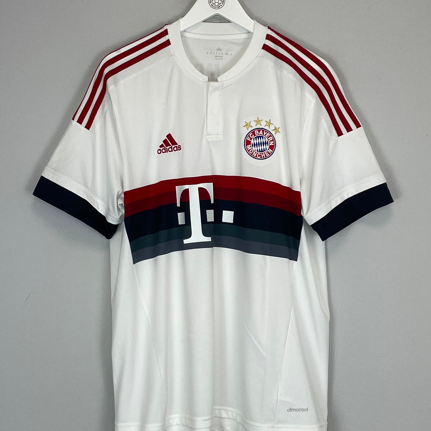 Shop 2015/16 BAYERN MUNICH AWAY SHIRT (XL) ADIDAS, classic football shirts, vintage football shirts & retro soccer jerseys at Cult Kits