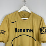Shop 2014/15 UNAM PUMAS HOME SHIRT (L) NIKE, classic football shirts, vintage football shirts & retro soccer jerseys at Cult Kits