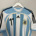 Shop 2006/07 ARGENTINA TEVEZ #11 HOME SHIRT (M) ADIDAS, classic football shirts, vintage football shirts & retro soccer jerseys at Cult Kits