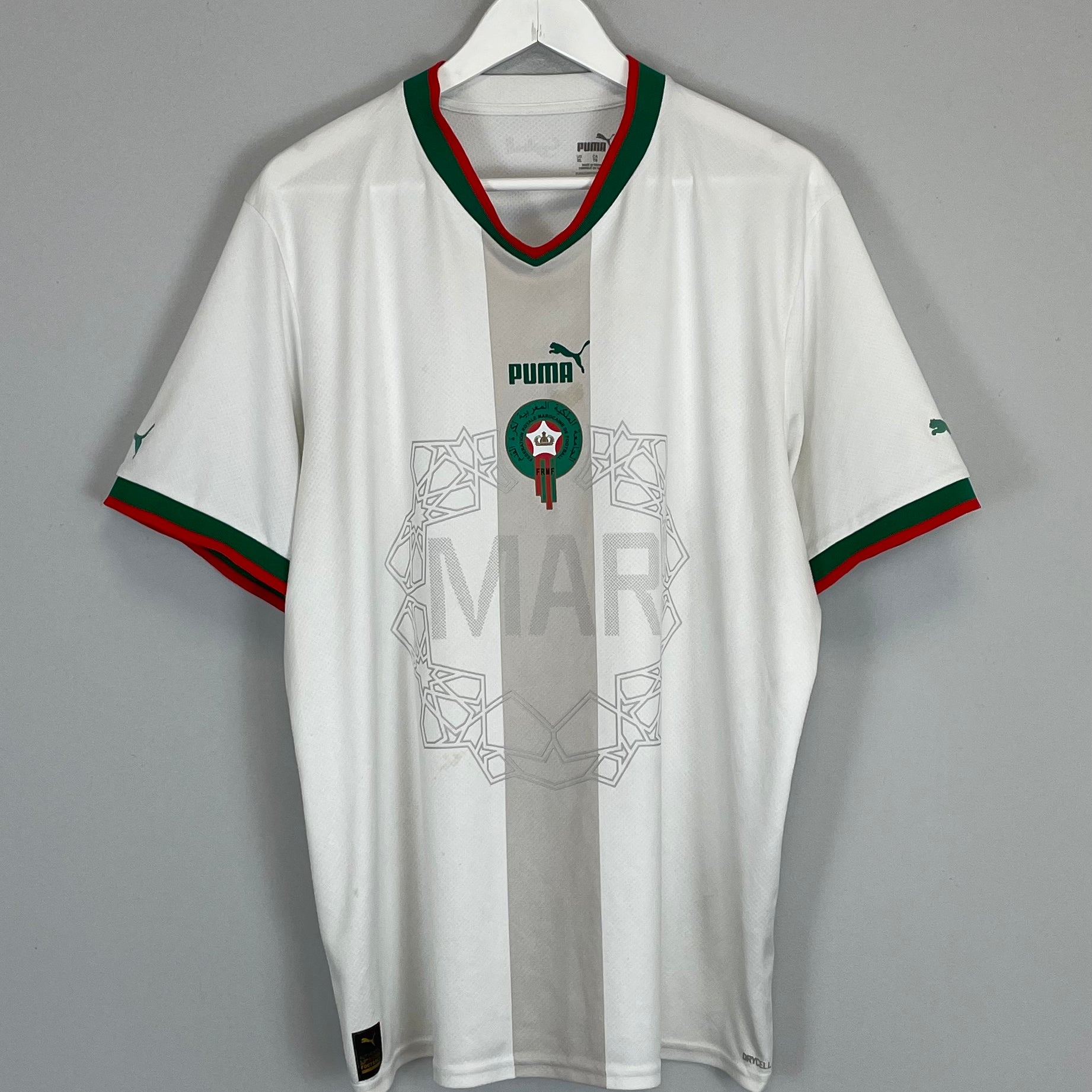 Shop 2022/23 MOROCCO AWAY SHIRT (XL) PUMA, classic football shirts, vintage football shirts & retro soccer jerseys at Cult Kits