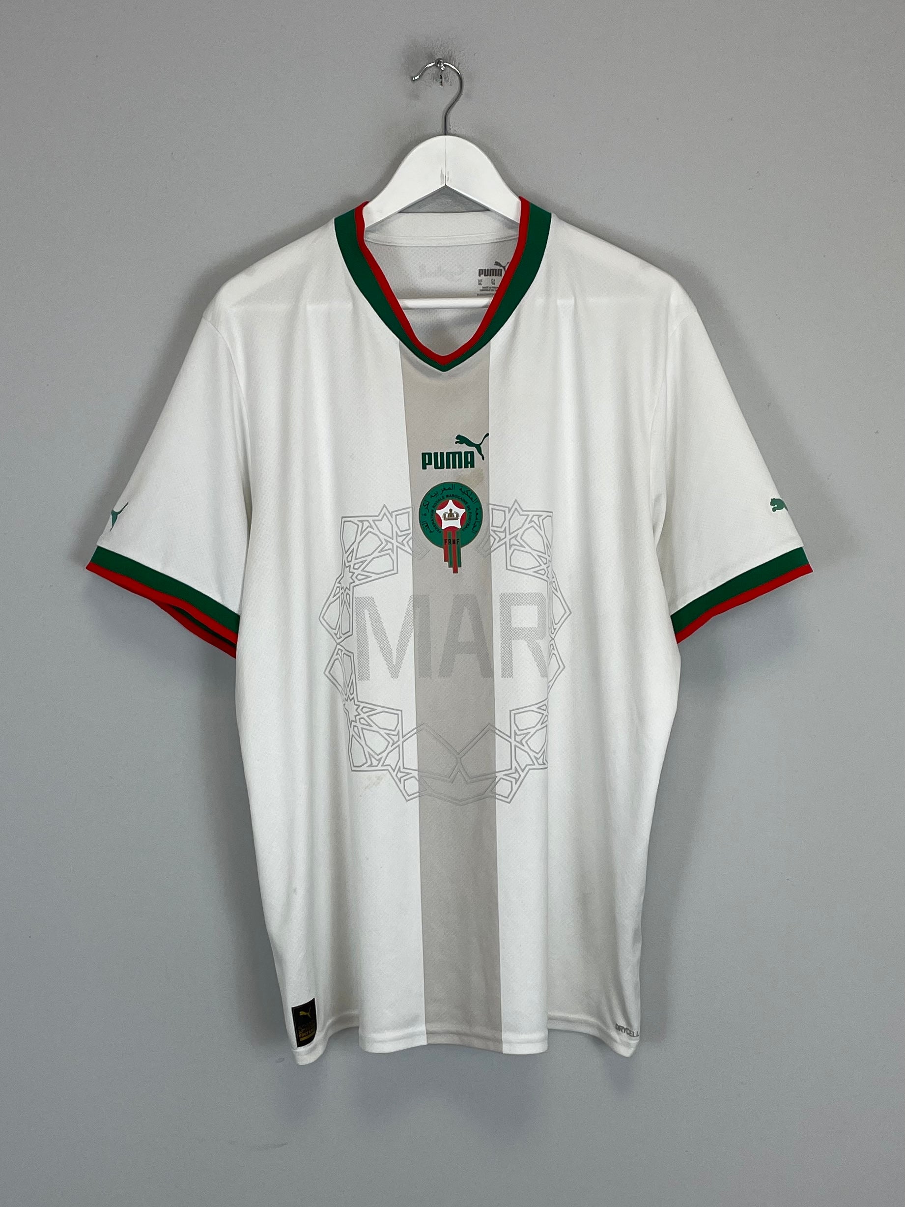 Shop 2022/23 MOROCCO AWAY SHIRT (XL) PUMA, classic football shirts, vintage football shirts & retro soccer jerseys at Cult Kits