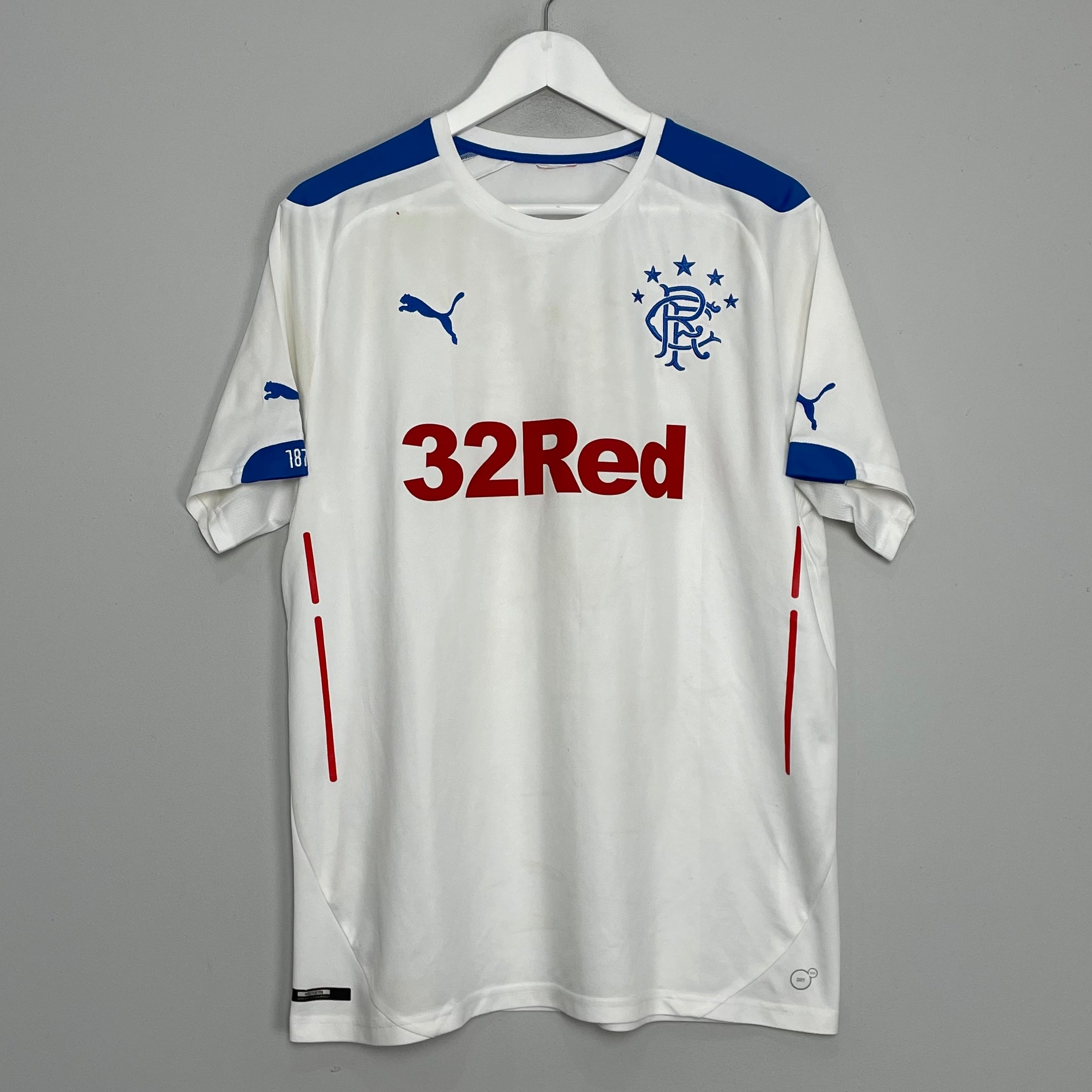 Shop 2014/15 RANGERS AWAY SHIRT (M/L) PUMA, classic football shirts, vintage football shirts & retro soccer jerseys at Cult Kits