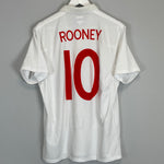 Shop 2009/10 ENGLAND ROONEY #10 HOME SHIRT (L) UMBRO, classic football shirts, vintage football shirts & retro soccer jerseys at Cult Kits