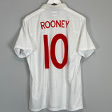 Shop 2009/10 ENGLAND ROONEY #10 HOME SHIRT (L) UMBRO, classic football shirts, vintage football shirts & retro soccer jerseys at Cult Kits