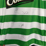 Shop 2004/05 CELTIC JUNINHO #7 *SQUAD SIGNED* HOME SHIRT (L) UMBRO, classic football shirts, vintage football shirts & retro soccer jerseys at Cult Kits