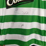 Shop 2004/05 CELTIC JUNINHO #7 *SQUAD SIGNED* HOME SHIRT (L) UMBRO, classic football shirts, vintage football shirts & retro soccer jerseys at Cult Kits
