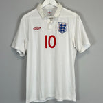 Shop 2009/10 ENGLAND ROONEY #10 HOME SHIRT (L) UMBRO, classic football shirts, vintage football shirts & retro soccer jerseys at Cult Kits