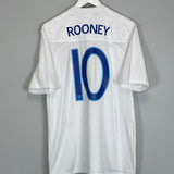 Shop 2010/11 ENGLAND ROONEY #10 HOME SHIRT (M) UMBRO, classic football shirts, vintage football shirts & retro soccer jerseys at Cult Kits
