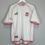 Shop 2001/02 POLAND HOME SHIRT (L) PUMA, classic football shirts, vintage football shirts & retro soccer jerseys at Cult Kits