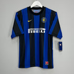 Shop 1999/00 INTER MILAN *BNWT* HOME SHIRT (L.KIDS) NIKE, classic football shirts, vintage football shirts & retro soccer jerseys at Cult Kits