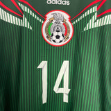 2014/15 MEXICO J.HERNANDEZ #14 L/S HOME SHIRT (L) ADIDAS