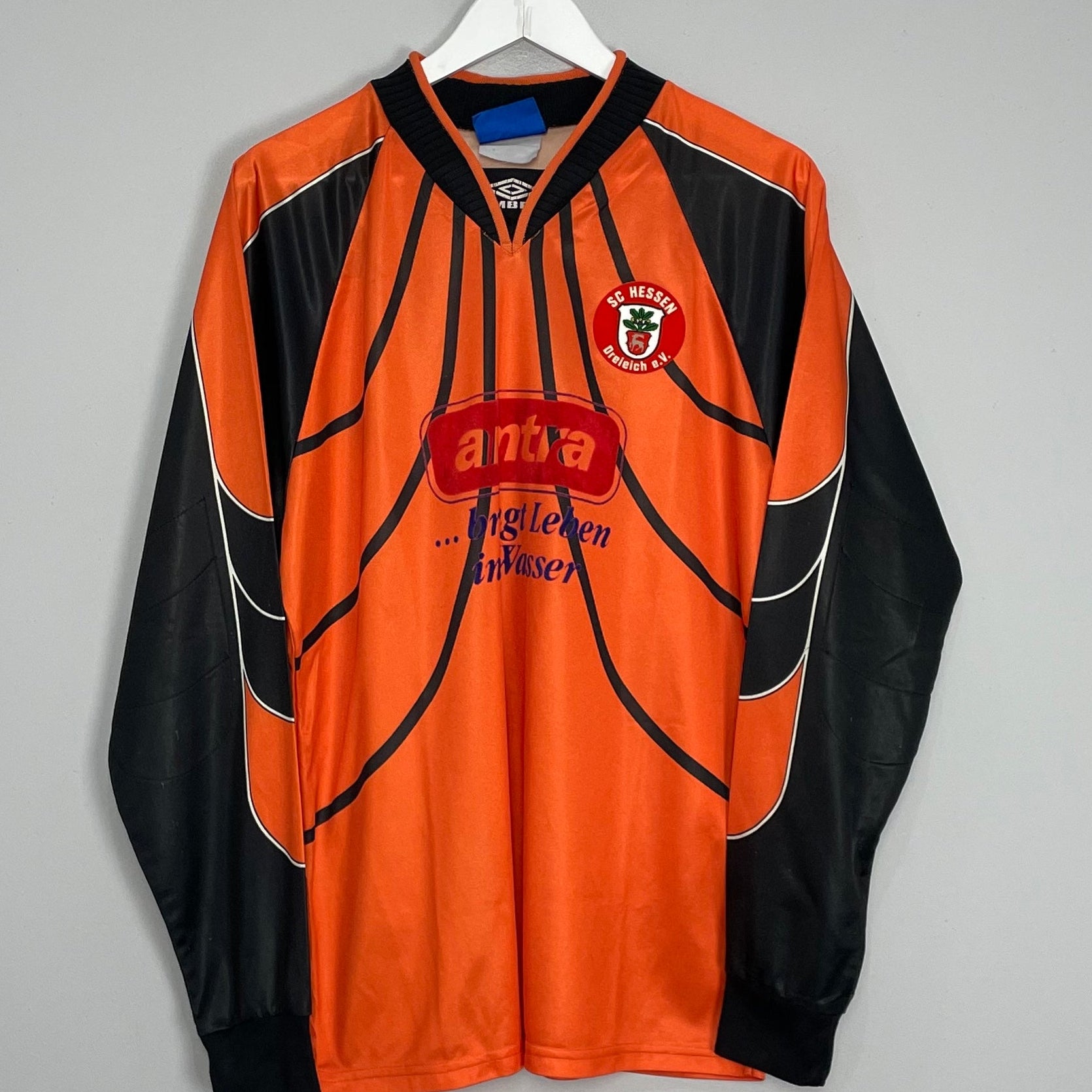 Shop 2000/01 SC HESSEN #1 GK SHIRT (S) UMBRO, classic football shirts, vintage football shirts & retro soccer jerseys at Cult Kits