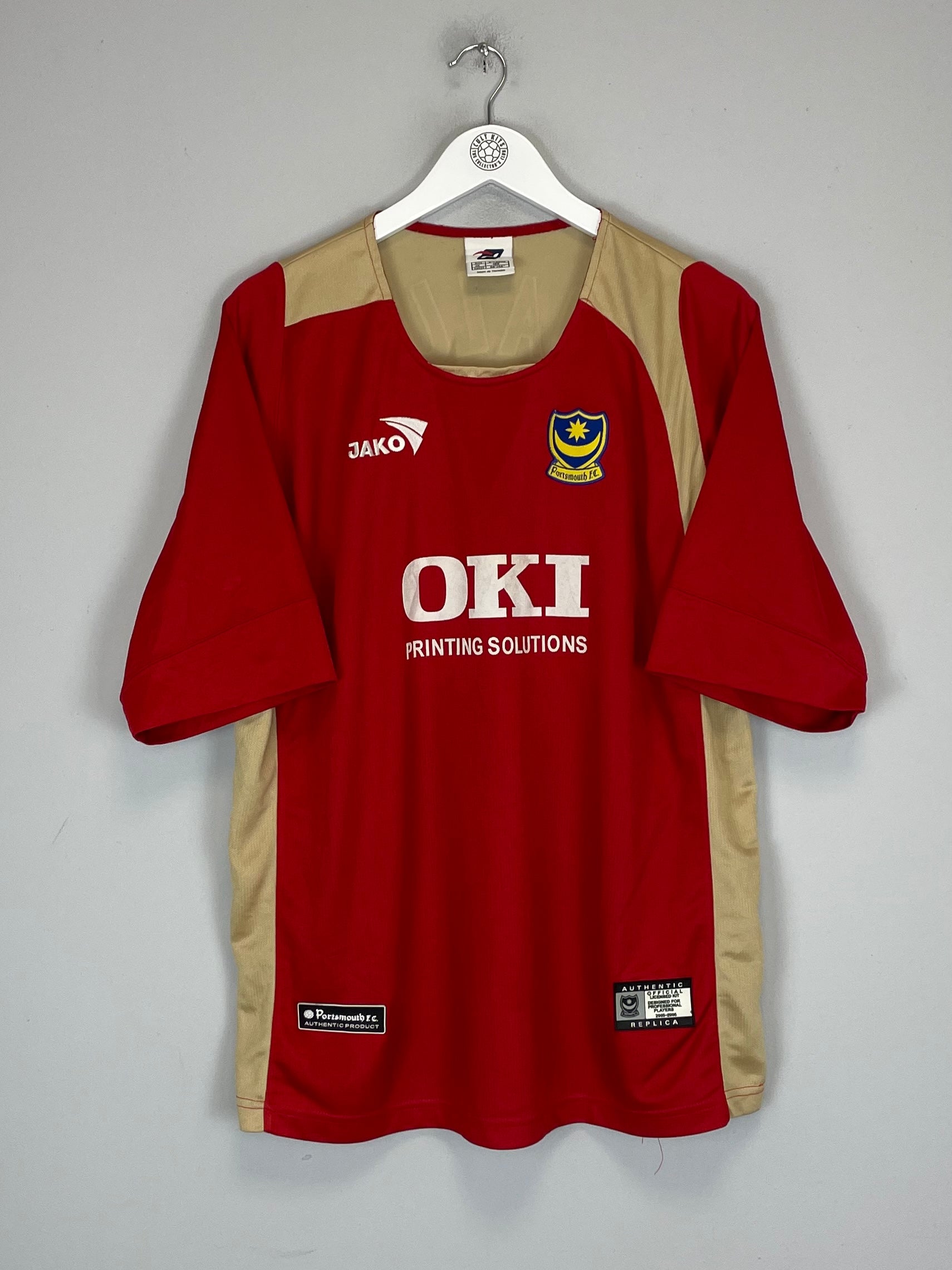 Shop 2005/06 PORTSMOUTH LUA LUA #32 AWAY SHIRT (XL) JAKO, classic football shirts, vintage football shirts & retro soccer jerseys at Cult Kits