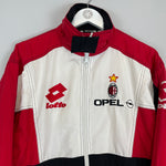 Shop 1995/96 AC MILAN TRACK JACKET (M) LOTTO, classic football shirts, vintage football shirts & retro soccer jerseys at Cult Kits
