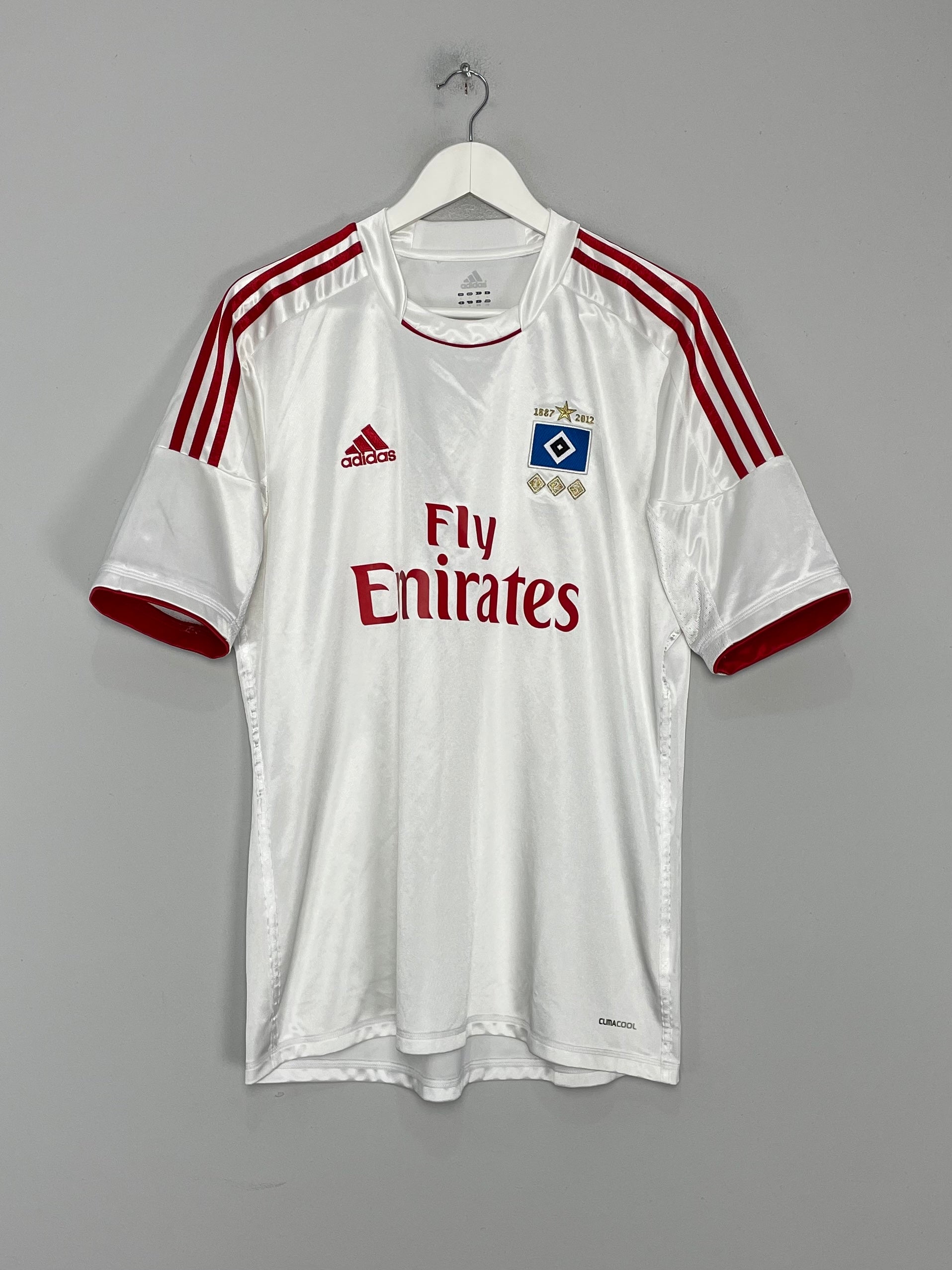 Shop 2012/13 HAMBURG 125 YEAR HOME SHIRT (L) ADIDAS, classic football shirts, vintage football shirts & retro soccer jerseys at Cult Kits