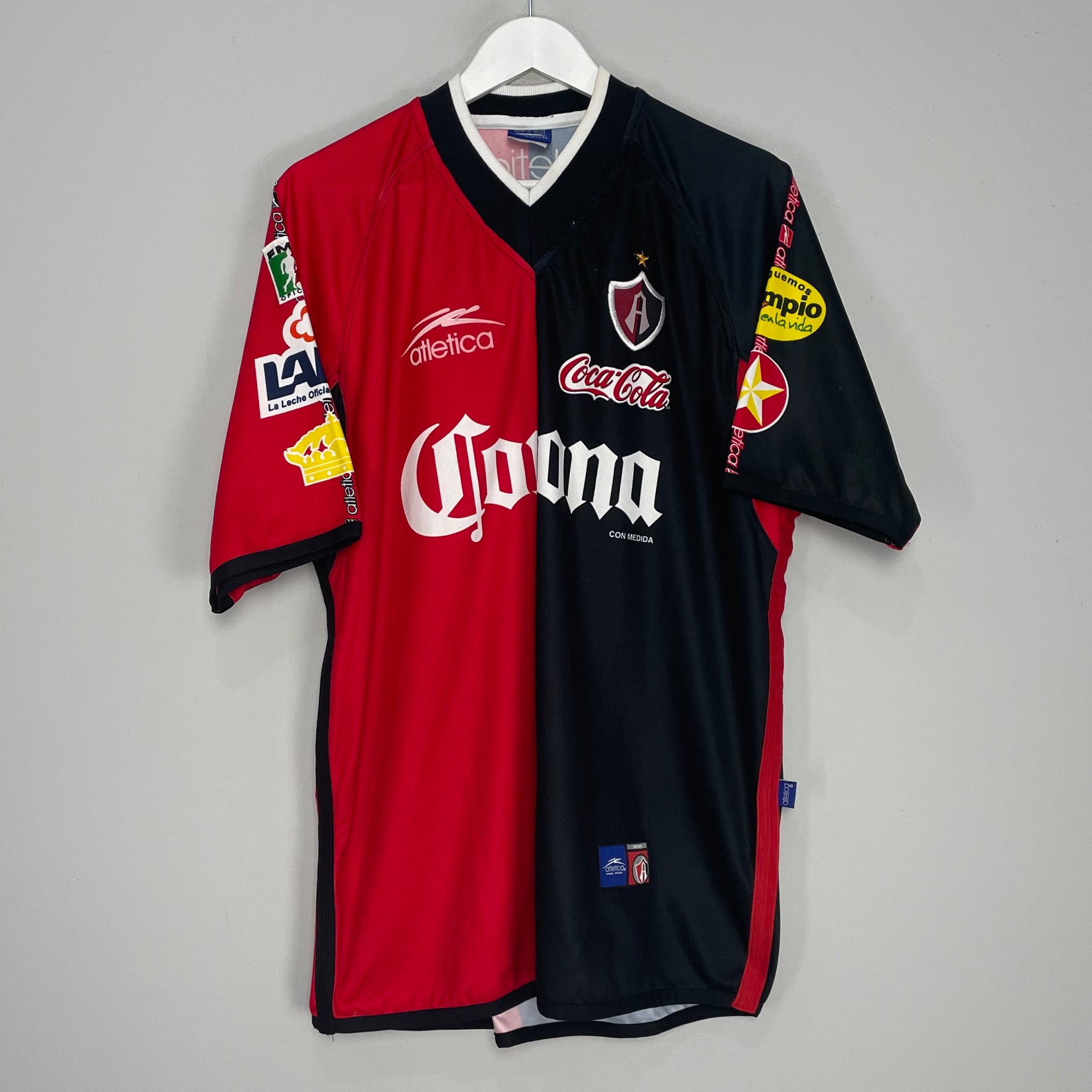 Shop 2000/01 ATLAS HOME SHIRT (M) ATLETICA, classic football shirts, vintage football shirts & retro soccer jerseys at Cult Kits