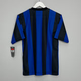 Shop 1999/00 INTER MILAN *BNWT* HOME SHIRT (L.KIDS) NIKE, classic football shirts, vintage football shirts & retro soccer jerseys at Cult Kits
